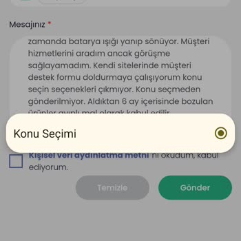Onvo Şarjlı Süpürge F1 Hatası Ve Müşteri Hizmetleri Sorunu