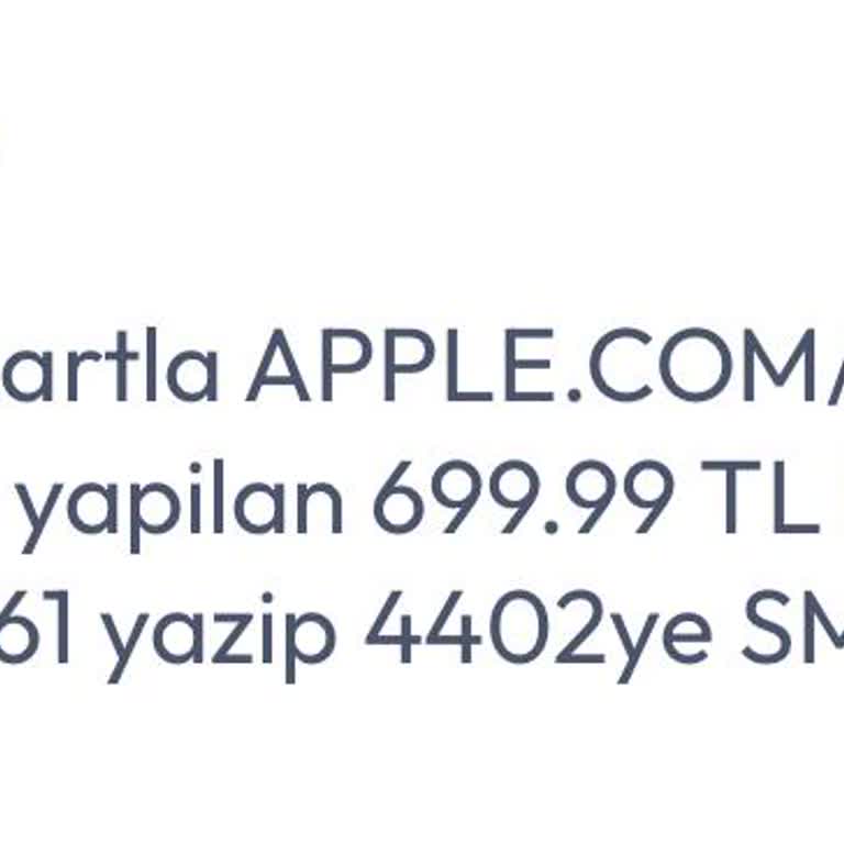 Apple.com/Bill Üzerinden İzinsiz Para Çekimi