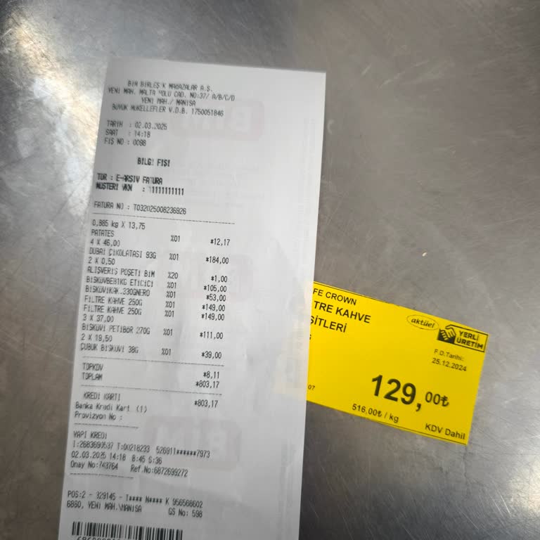 BİM'de Etiket Ve Kasa Fiyatı Arasındaki Fark Müşteriyi Mağdur Etti