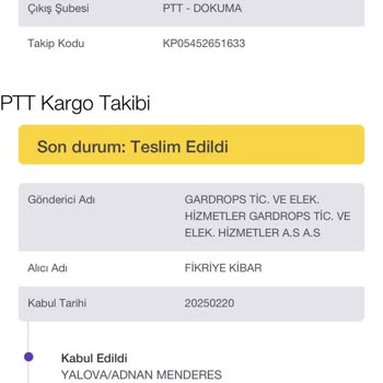 Gardrops İade Sürecinde Bilgi Eksikliği Ve Ekstra Ücret Talebi