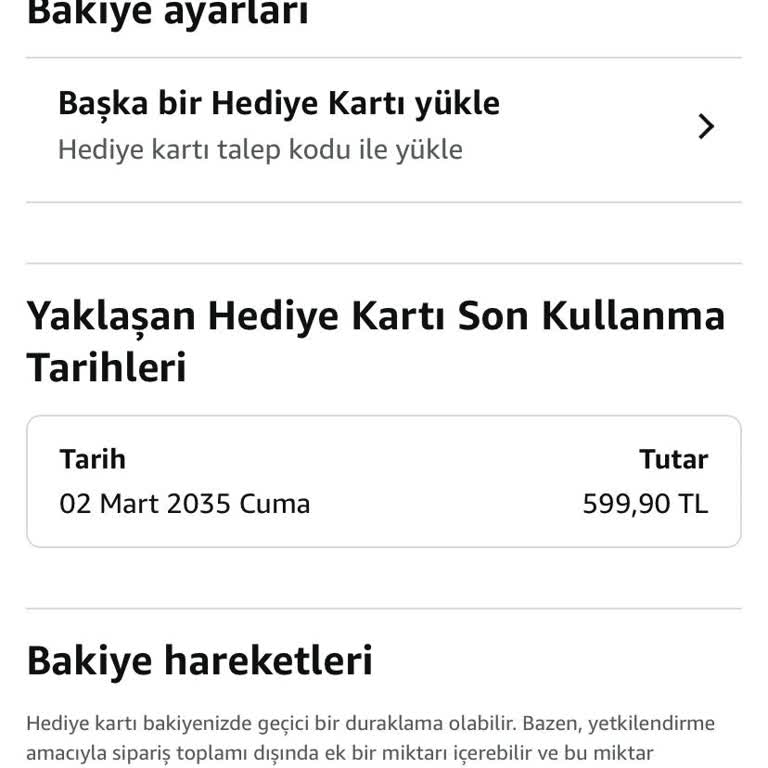 Amazon İade Bakiyesini Banka Hesabına Aktarmıyor!