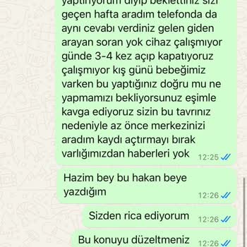 Garanti Kapsamındaki Isı Pompası Ve Kötü Müşteri Hizmeti Deneyimi
