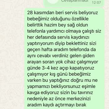 Garanti Kapsamındaki Isı Pompası Ve Kötü Müşteri Hizmeti Deneyimi