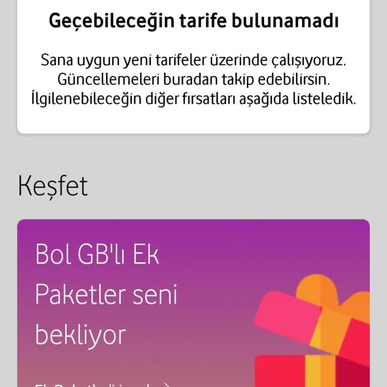 Vodafone Faturalı Teklifleri Neden Gelmiyor