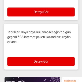 Vodafone Yanımda Uygulamasında Ramazan Çarkı Sorunu