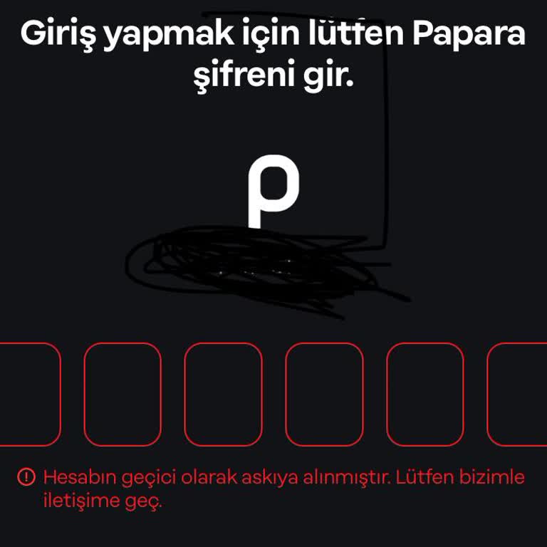 Papara Hesabım Askıya Alındı: Paramı İade Edin!