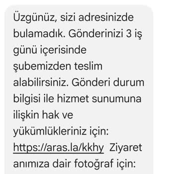 Aras Beykent Şubesi Kargo Teslimat Sorunu Ve Yanıltıcı Bildirimler