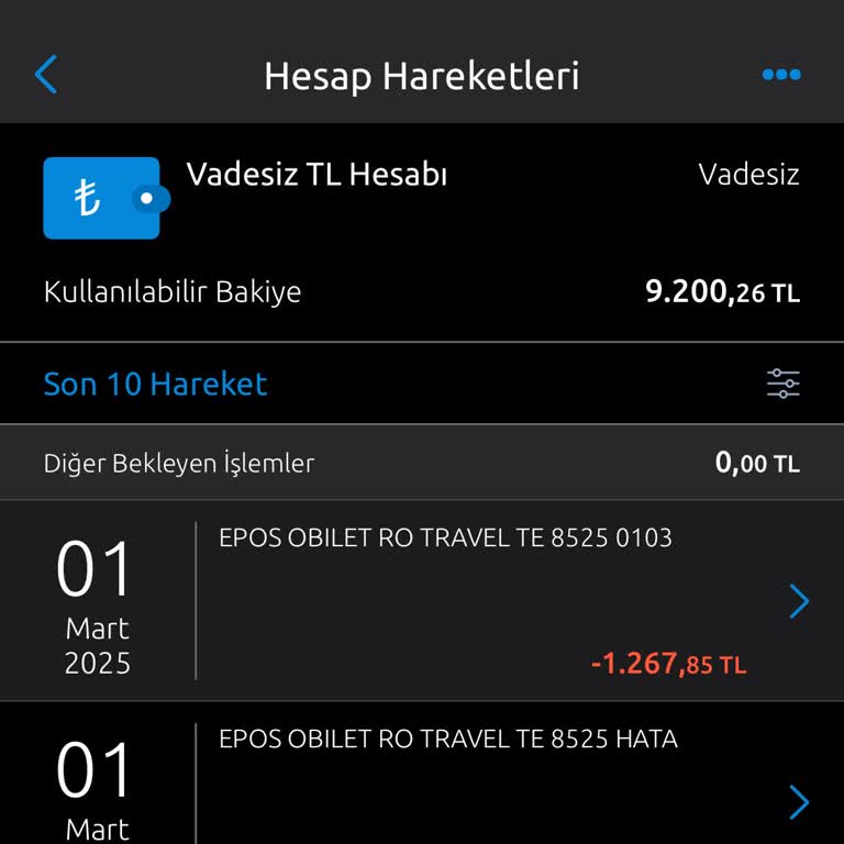 Hizmet Almadan Hesaptan Para Çekilmesi