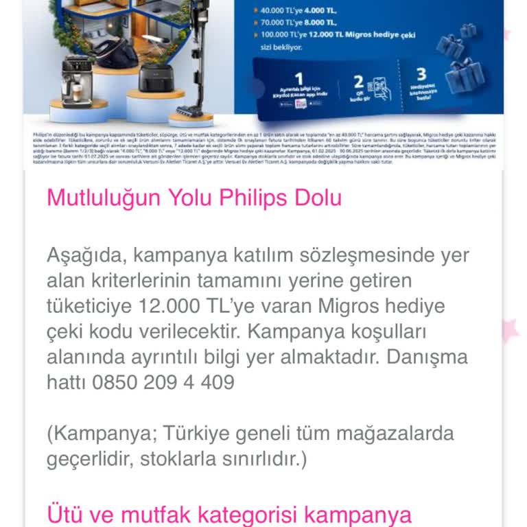 Philips Ev Aletleri Yanıltıcı Bilgilendirme İle Çeyiz Alışverişi Mağduriyeti