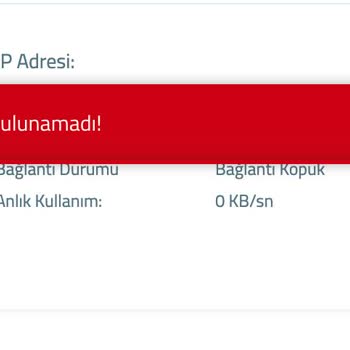 Webriva Bilişim Hizmetleri VDS Hizmetinde Bağlantı Sorunları