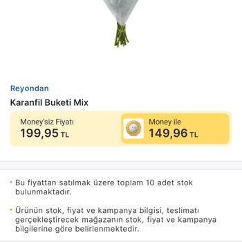 Migros Sanal Market'ten Gelen Çiçek Beklentileri Karşılamadı