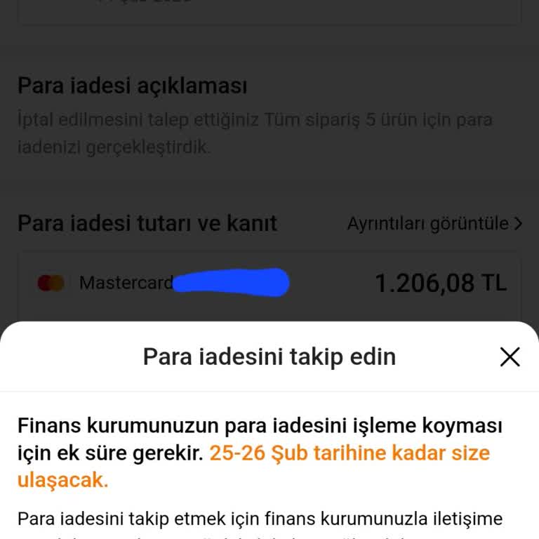 Beklenen İade: Temu Siparişimde Banka Kaynaklı Gecikme