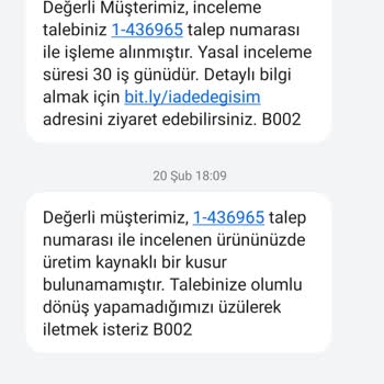 Ayakkabıda Erken Açılma Sorunu Ve İade Reddi
