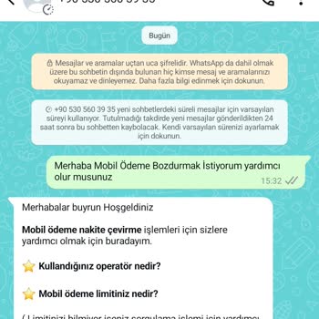 Mobil Ödeme İşlemi Sonrası Sessizlik