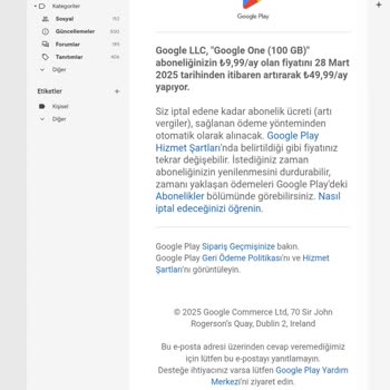Google One Fiyat Artışı Ve İletişim Sorunları