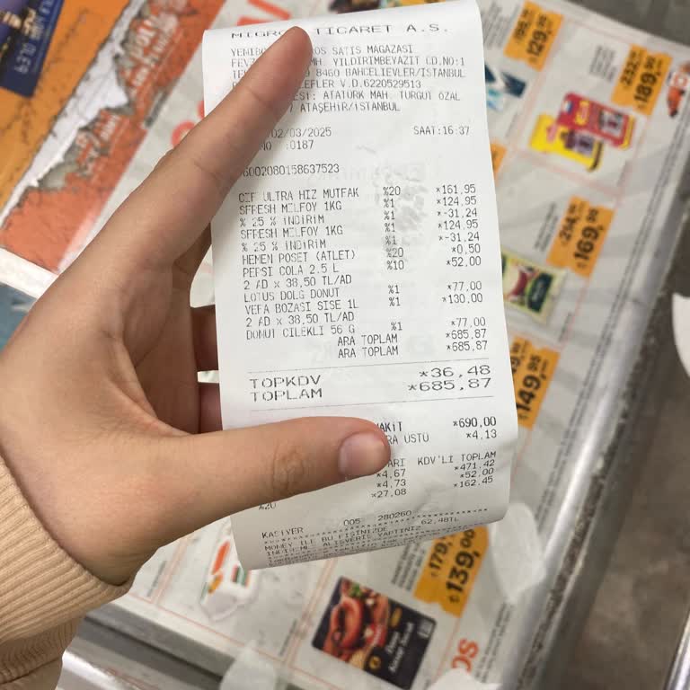 Migros'ta Yanlış Fiyatlandırma Ve Eksik İade Sorunu