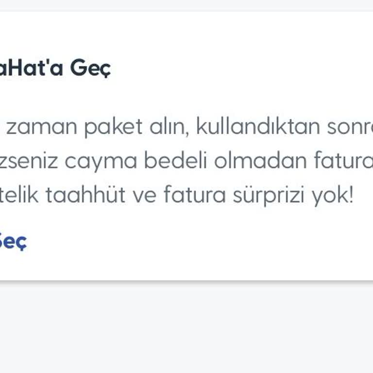 Turkcell Rahat'tan Geçişte Yanıltıcı Bilgilendirme Sorunu