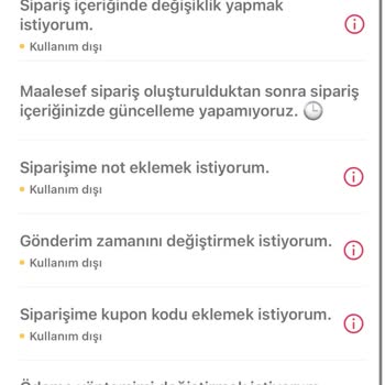 Yemeksepeti'nde İptal Edilemeyen Sipariş Sorunu
