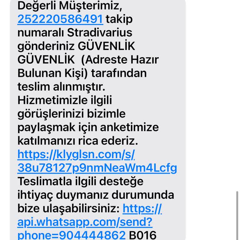 Teslim Edilmeyen Kargo Ve Cevapsız Kalan Şikayet