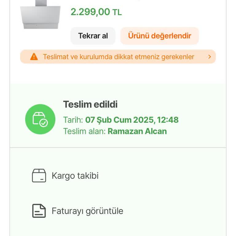 Kumtel Davlumbaz Montajında Fiyat Farkı Sorunu