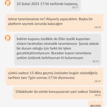 Elite Üyelik Süresi Ve Kupon Sorunu