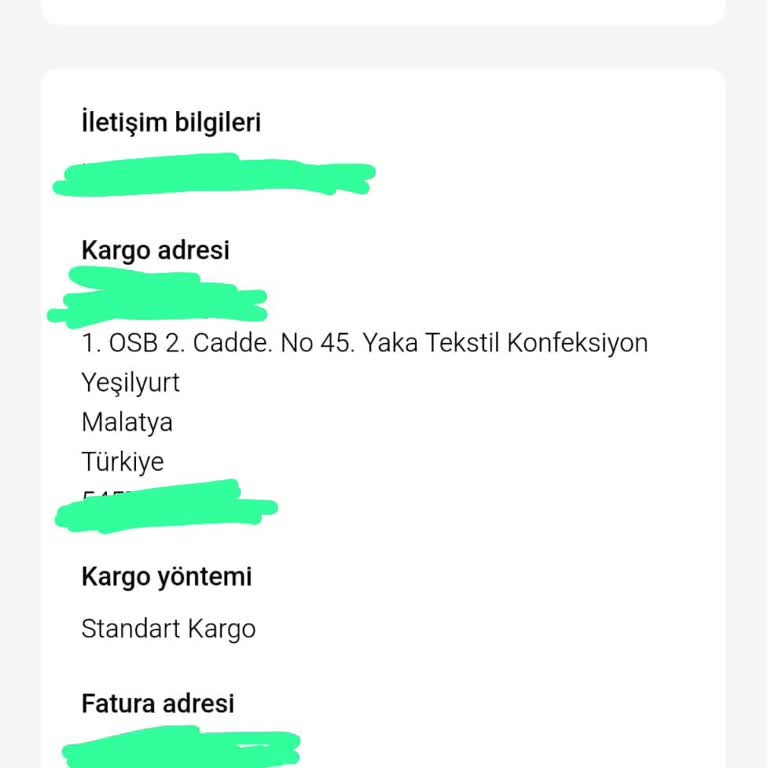 Yanlış Adrese Gönderilen Kargo Ve İletişim Sorunları