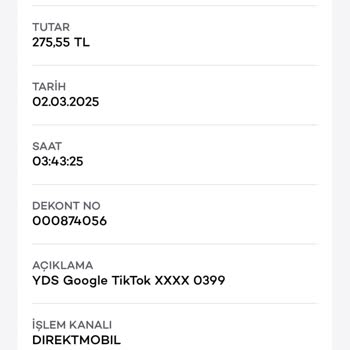 Bilinmeyen TikTok Ücreti: Acil İade Talebi