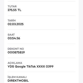 Bilinmeyen TikTok Ücreti: Acil İade Talebi