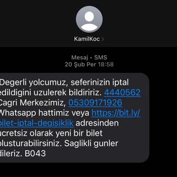 İptal Edilen Yolculuğun Ücreti Hala İade Edilmedi