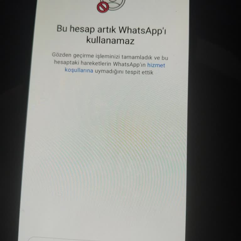 WhatsApp Business Hesabım Haksız Yere Engellendi Yardımınızı Bekliyorum
