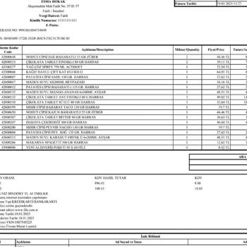 Tarihi Geçmiş Ve Hatalı Ürün Gönderimi