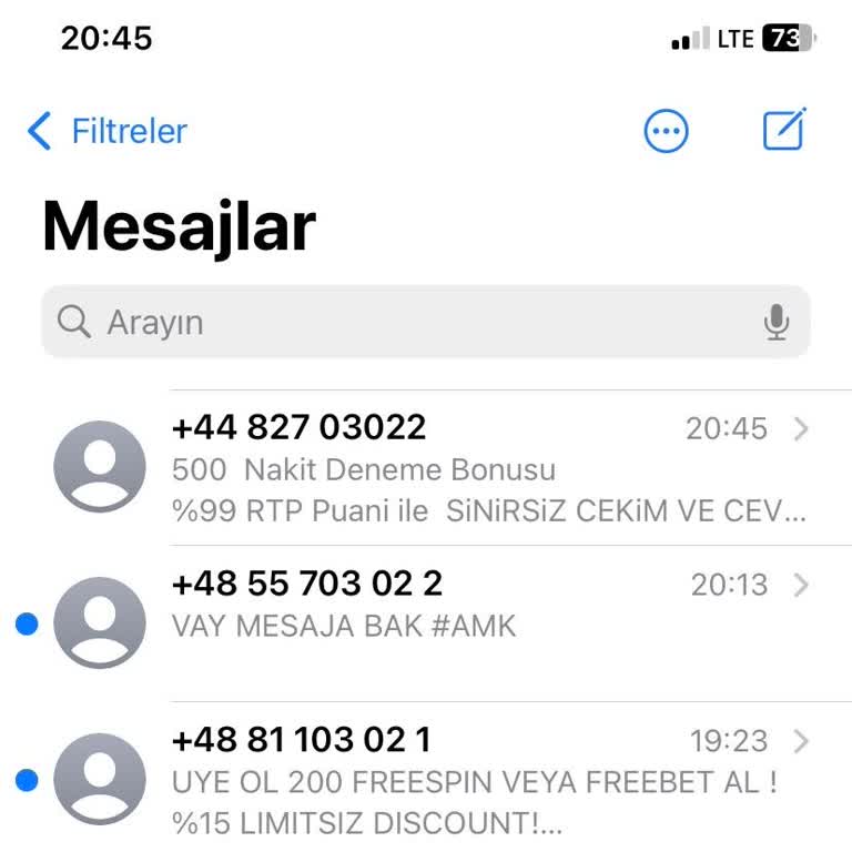 Türk Telekom'da İstenmeyen Bahis Mesajları Sorunu
