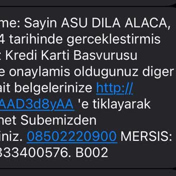 İstem Dışı Kredi Kartı Başvurusu Ve Profesyonellikten Uzak Davranış