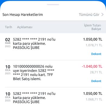 Passolig Kartında Çifte Para Çekimi Sorunu