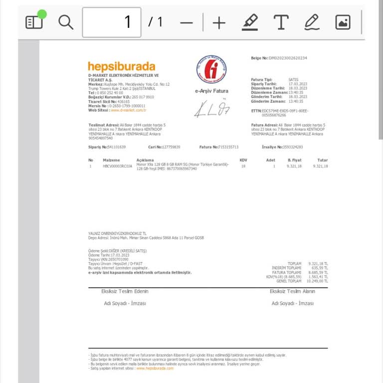 Honor 9XA'da NFC Sorunu