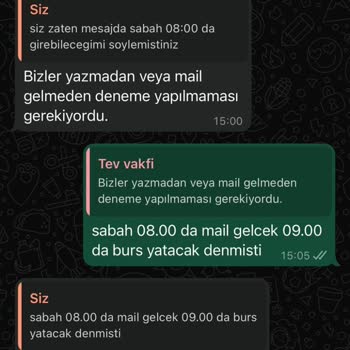 Tev Burs Başvurusunda Güvenlik Endişesi