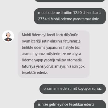 Mobil Ödeme Limiti Aşıldı: Hatalı Fatura!