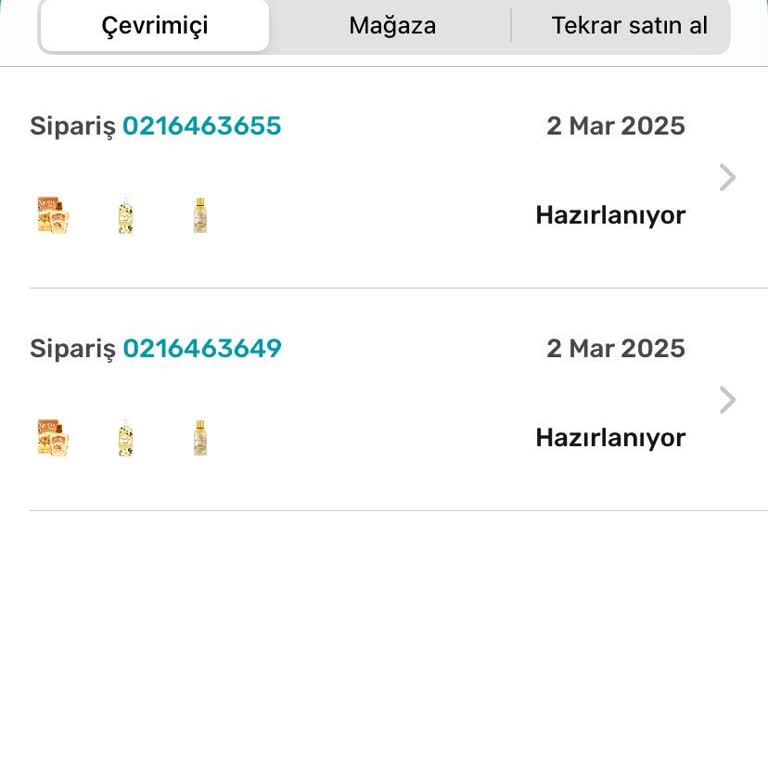 Watsons Sipariş Çifte Görünme Sorunu