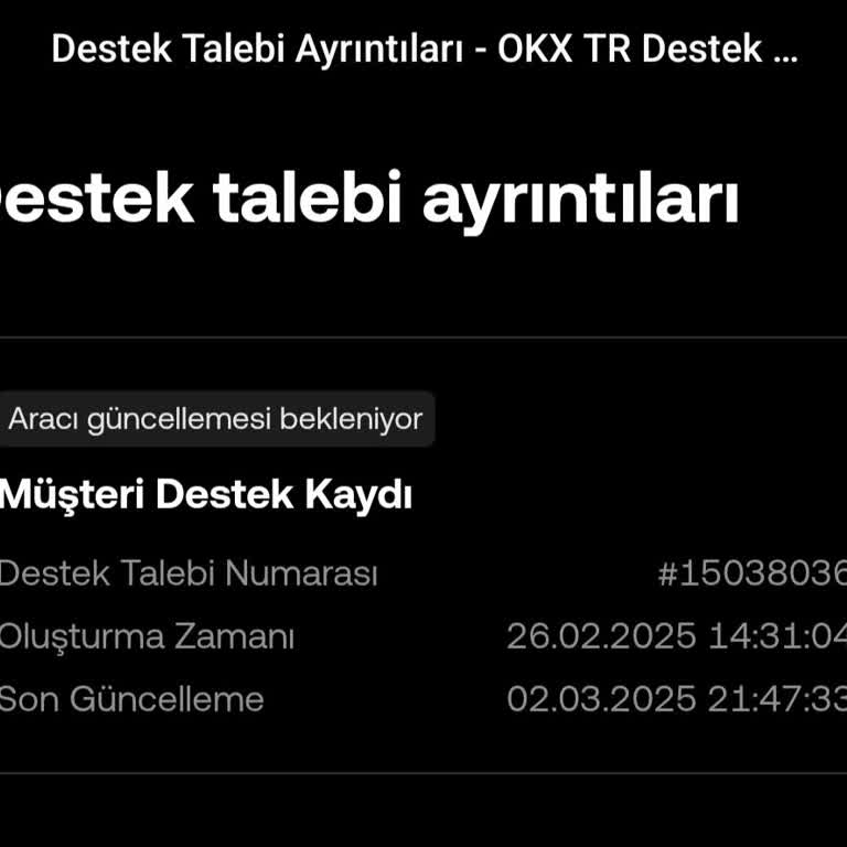 Destek Talebime Cevap Alamıyorum, Mağduriyet Yaşıyorum