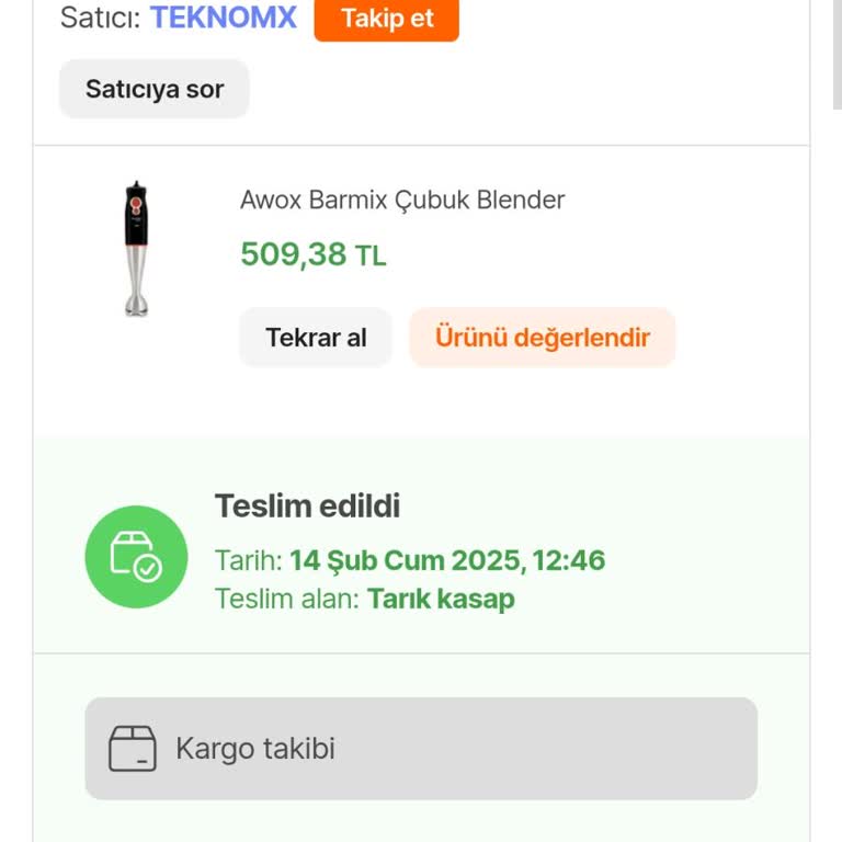 İlk Kullanımda Motoru Yanan Blender İçin İade Talebi