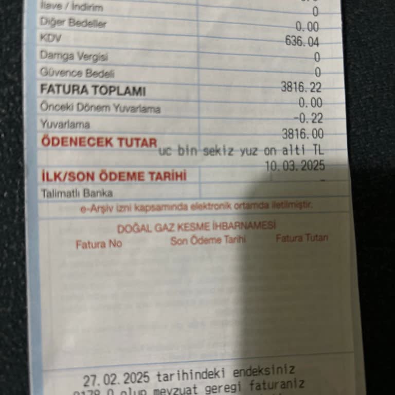 Doğalgaz Faturalarındaki Ani Artışa İtiraz