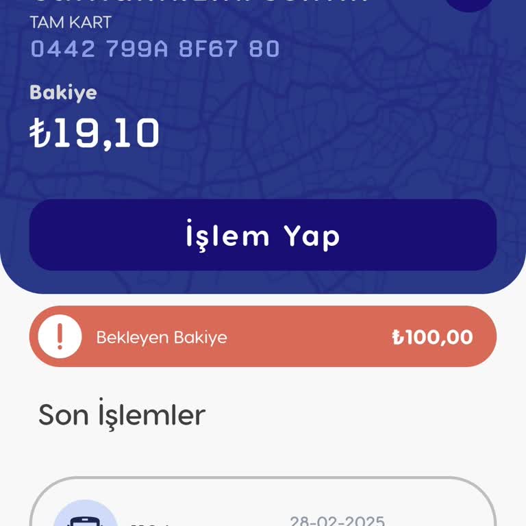 BURULAŞ Kart Bakiyesi Neden Yüklenmiyor