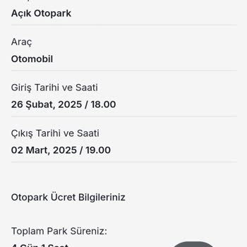 İstanbul Havalimanı Otopark Ücret Farklılıkları Şikayeti