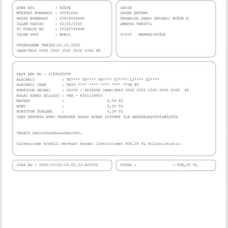 Tüvtürk Randevu Ücreti Mağduriyeti