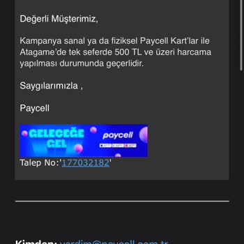 Yanıltan Kampanya Detayları