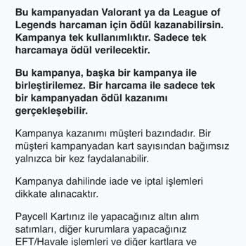 Yanıltan Kampanya Detayları