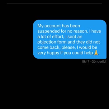 Haksız Askıya Alınan Hesabım İçin Çaresiz Bekleyiş