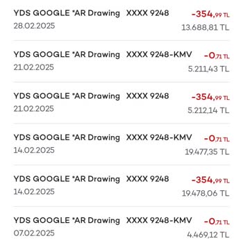Google Play Hesabımdan Bilgim Dışında Yapılan Çekimler