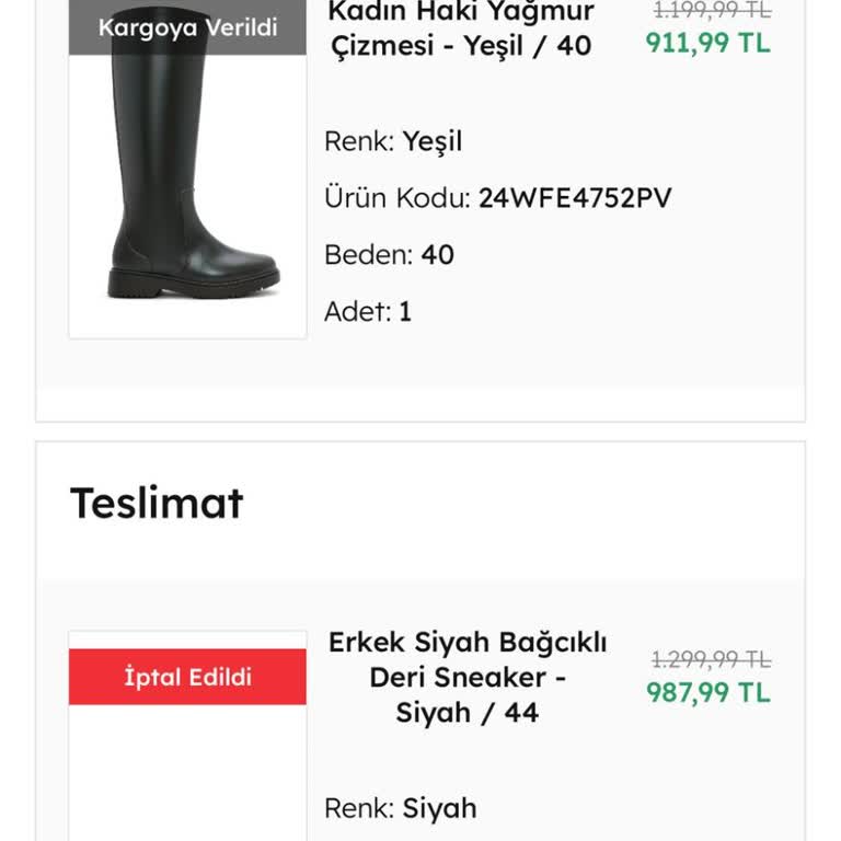 İndirimli Alışverişte Hayal Kırıklığı: İptal Edilen Spor Ayakkabı