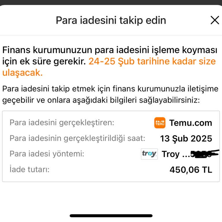 Para İadesi Sürecinde Yaşanan Gecikme Ve Sorunlar